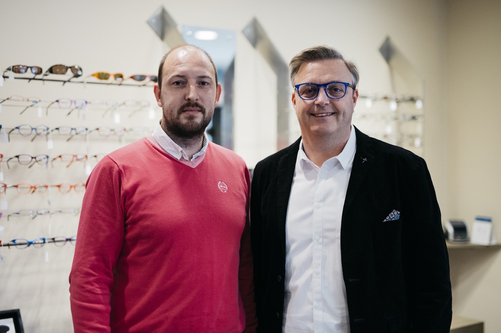 "équipe de professionnels pour des lunettes de qualité"